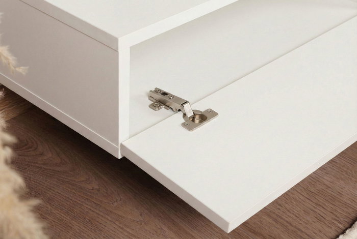 Hanah Home Mueble de TV Nirvana Blanco y Teca Hanah Home Mueble de TV Nirvana Blanco y Teca